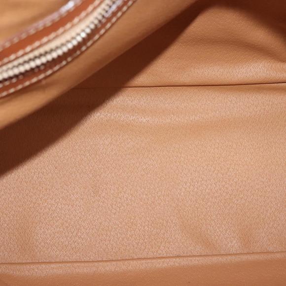 CELINE Macadam Canvas Hand Bag PVC Beige Gold Auth 134068 - Picture 11 of 16